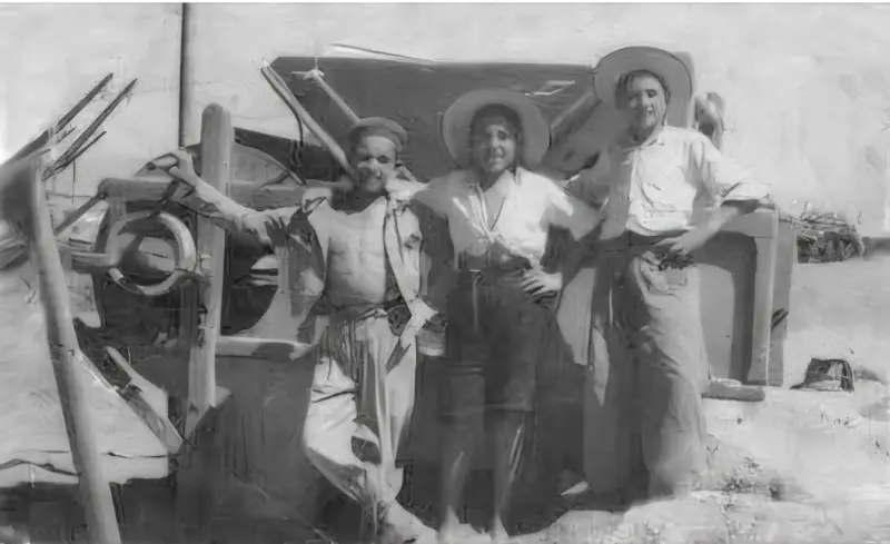 Trabajadores del lino